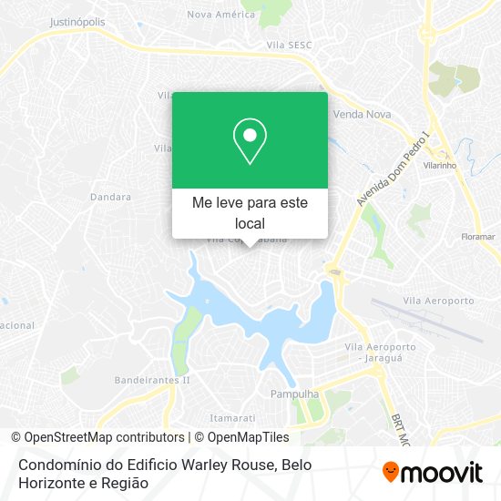 Condomínio do Edificio Warley Rouse mapa