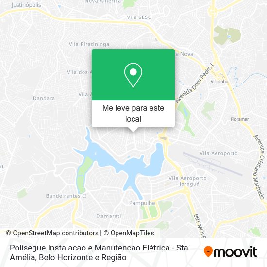 Polisegue Instalacao e Manutencao Elétrica - Sta Amélia mapa