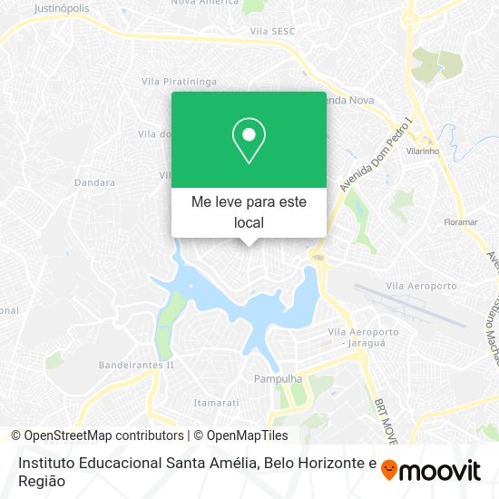 Instituto Educacional Santa Amélia mapa