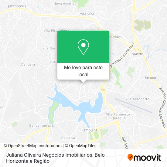 Juliana Oliveira Negócios Imobiliarios mapa