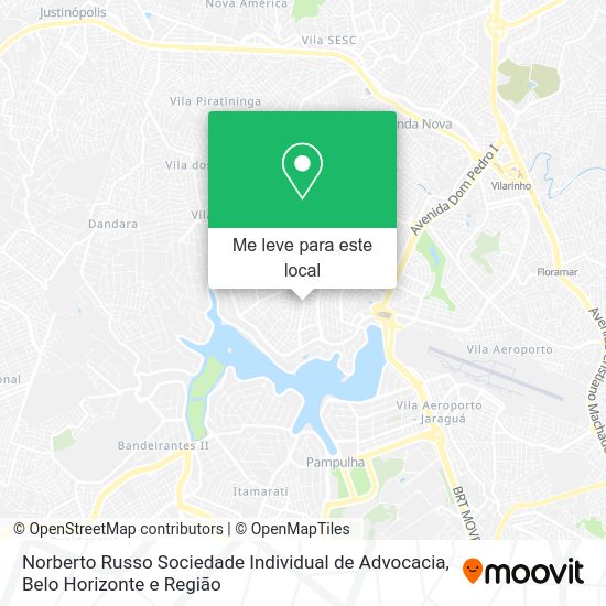 Norberto Russo Sociedade Individual de Advocacia mapa