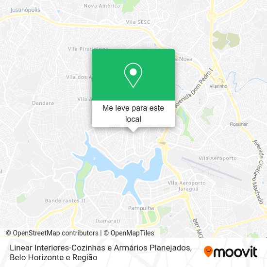 Linear Interiores-Cozinhas e Armários Planejados mapa