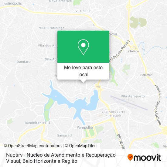 Nuparv - Nucleo de Atendimento e Recuperação Visual mapa