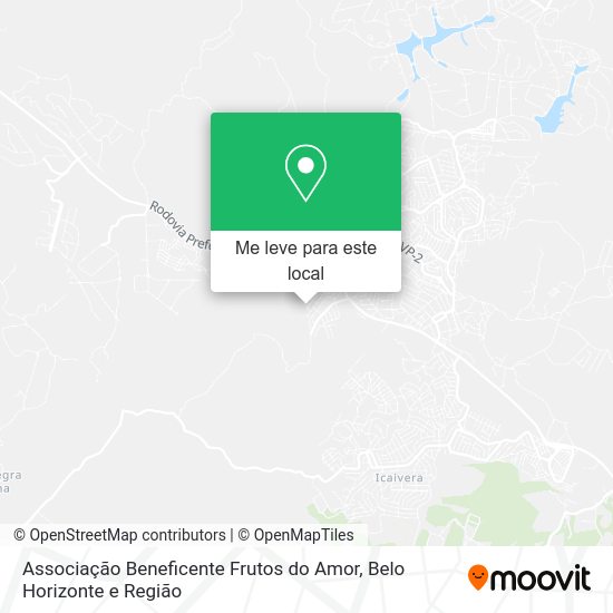 Associação Beneficente Frutos do Amor mapa