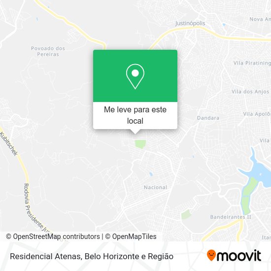 Residencial Atenas mapa