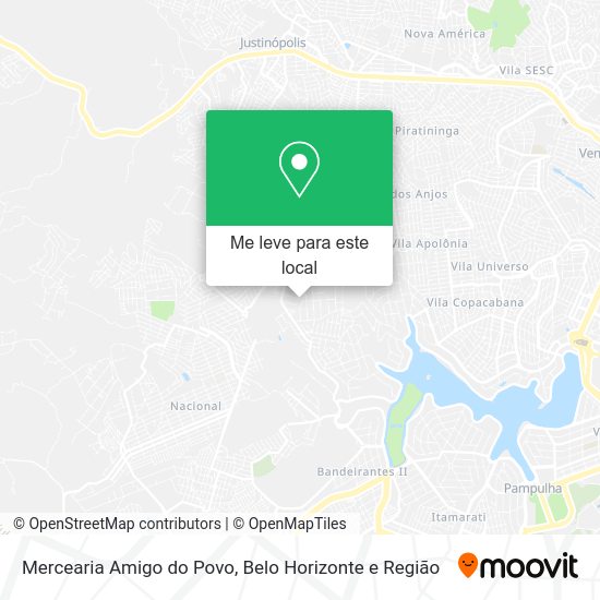 Mercearia Amigo do Povo mapa
