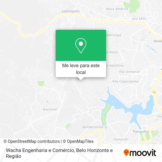 Wacha Engenharia e Comércio mapa