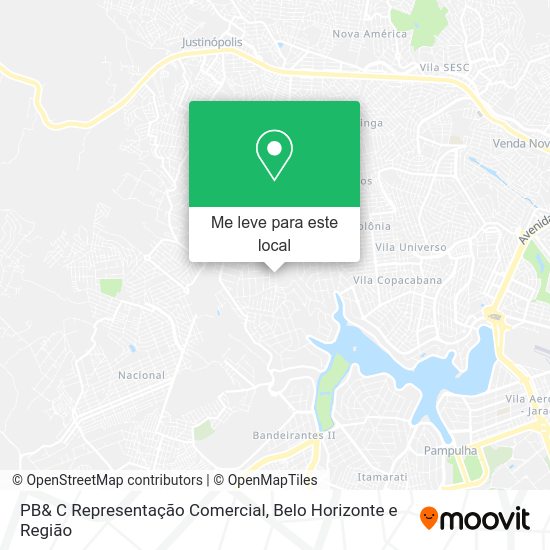 PB& C Representação Comercial mapa