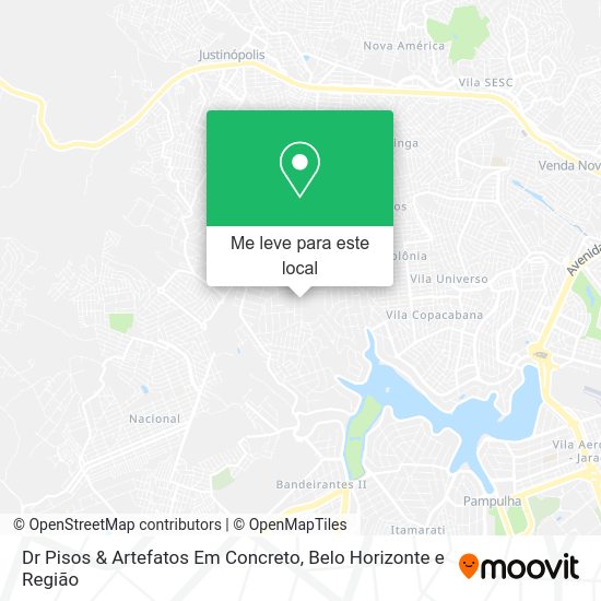 Dr Pisos & Artefatos Em Concreto mapa