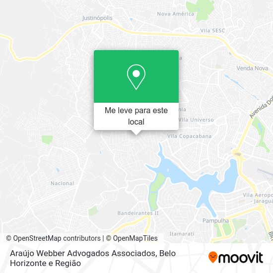 Araújo Webber Advogados Associados mapa