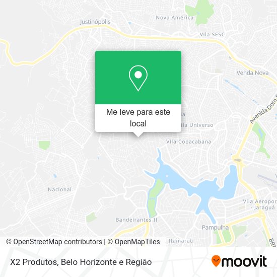 X2 Produtos mapa