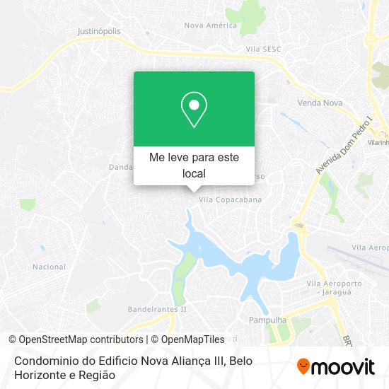Condominio do Edificio Nova Aliança III mapa