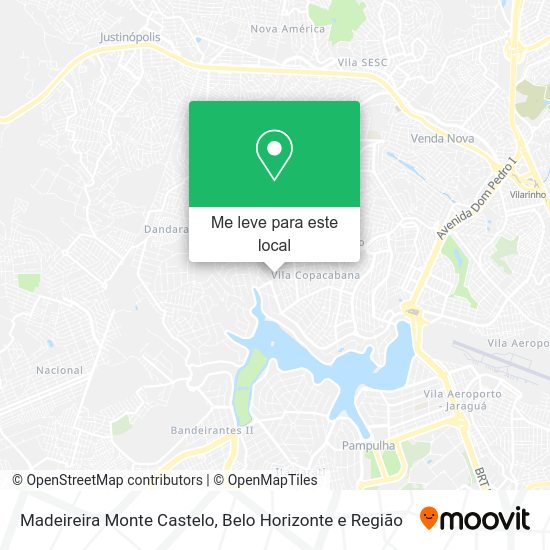 Madeireira Monte Castelo mapa