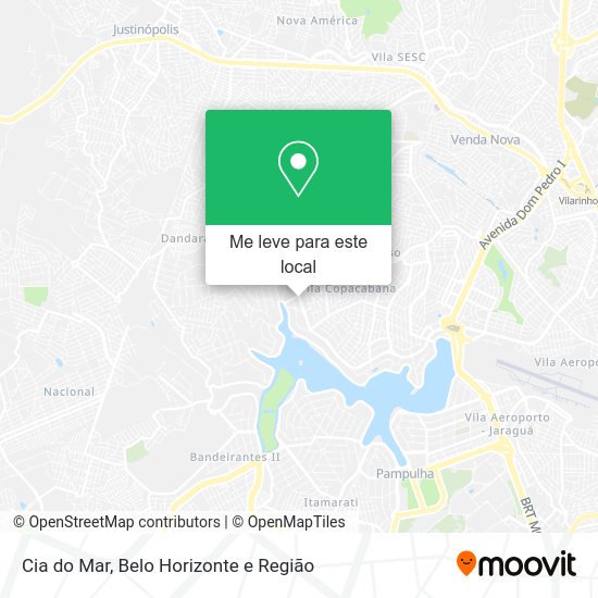 Cia do Mar mapa