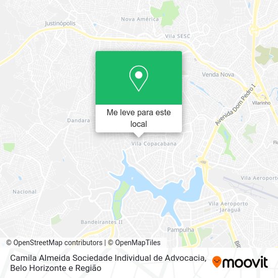 Camila Almeida Sociedade Individual de Advocacia mapa
