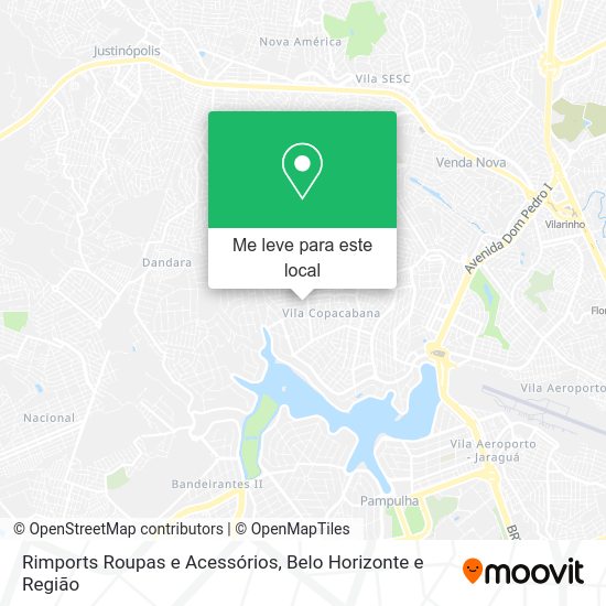 Rimports Roupas e Acessórios mapa