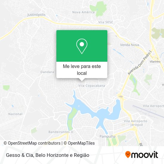 Gesso & Cia mapa