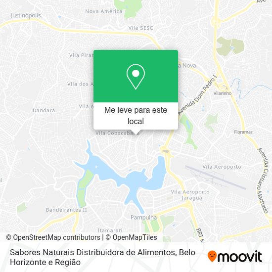 Sabores Naturais Distribuidora de Alimentos mapa