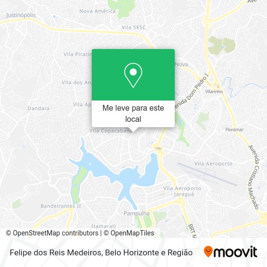 Felipe dos Reis Medeiros mapa