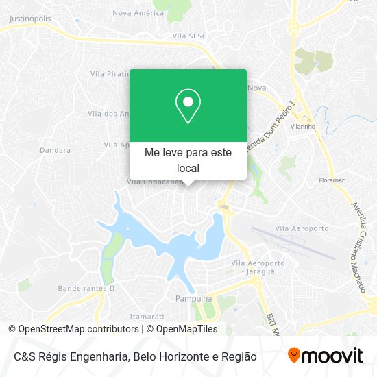 C&S Régis Engenharia mapa