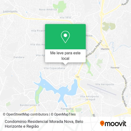 Condomínio Residencial Morada Nova mapa