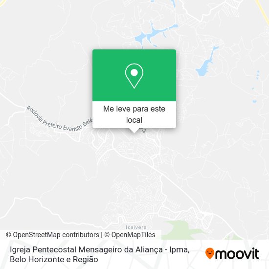 Igreja Pentecostal Mensageiro da Aliança - Ipma mapa