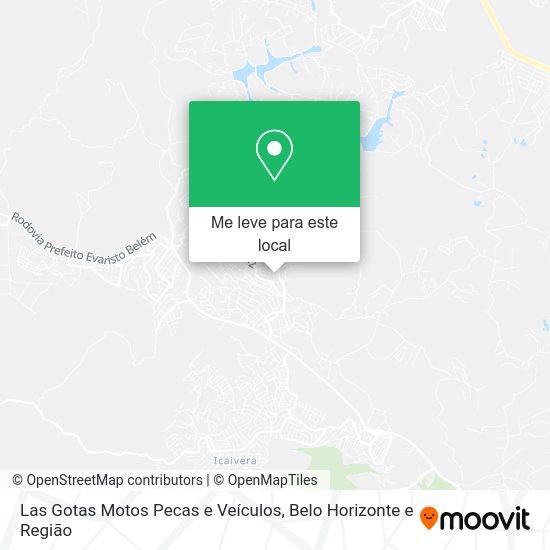 Las Gotas Motos Pecas e Veículos mapa