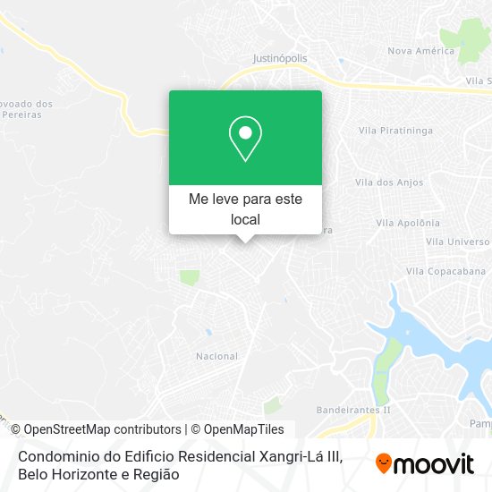 Condominio do Edificio Residencial Xangri-Lá III mapa