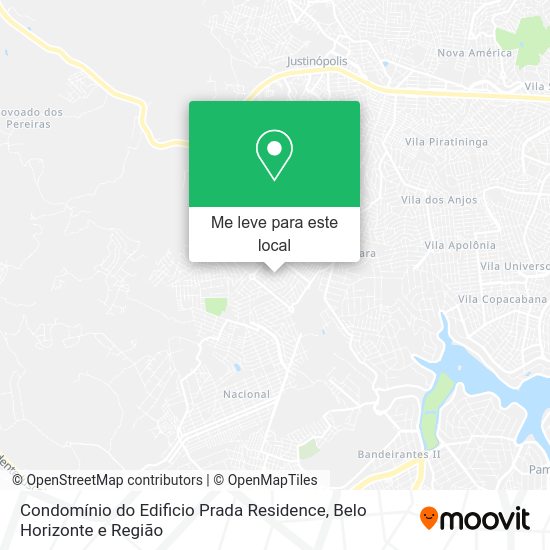 Condomínio do Edificio Prada Residence mapa