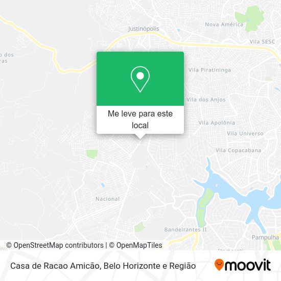 Casa de Racao Amicão mapa