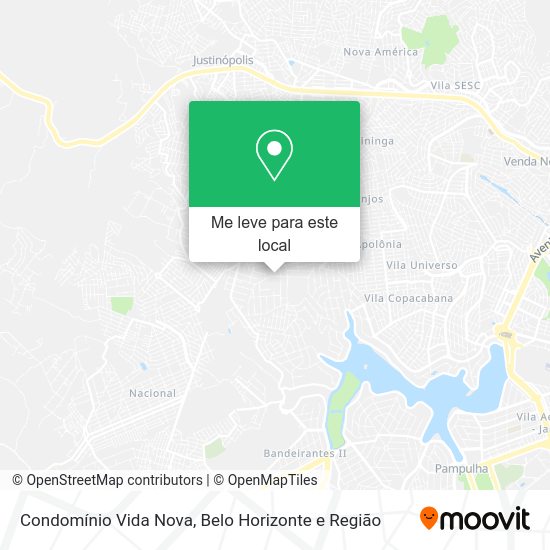Condomínio Vida Nova mapa