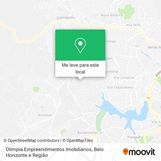 Olímpia Empreendimentos Imobiliarios mapa