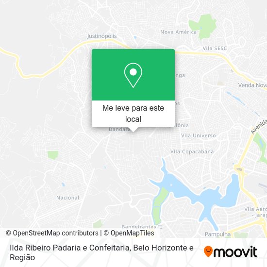 Ilda Ribeiro Padaria e Confeitaria mapa