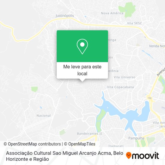 Associação Cultural Sao Miguel Arcanjo Acma mapa