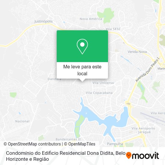 Condomínio do Edificio Residencial Dona Didita mapa