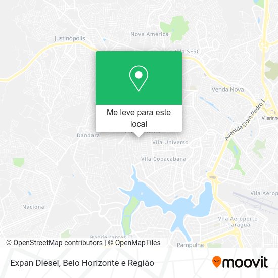 Expan Diesel mapa