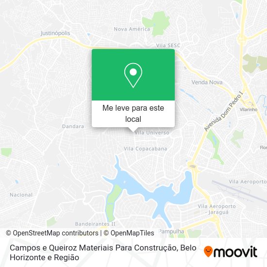 Campos e Queiroz Materiais Para Construção mapa