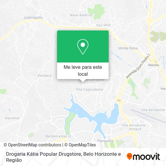 Drogaria Kátia Popular Drugstore mapa