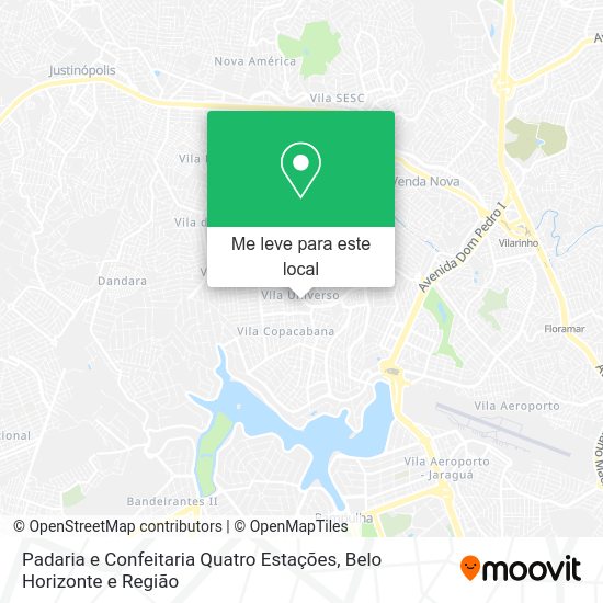 Padaria e Confeitaria Quatro Estações mapa