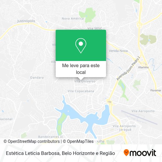 Estética Leticia Barbosa mapa