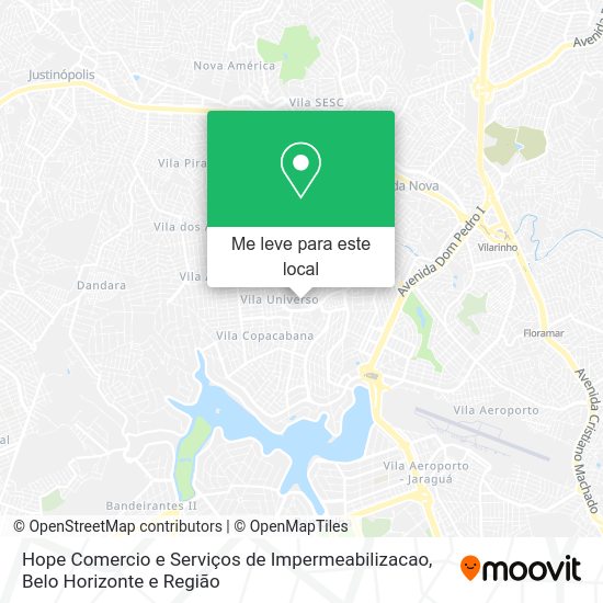 Hope Comercio e Serviços de Impermeabilizacao mapa