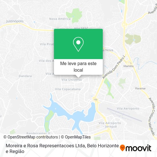 Moreira e Rosa Representacoes Ltda mapa