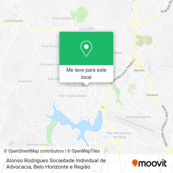 Alonso Rodrigues Sociedade Individual de Advocacia mapa