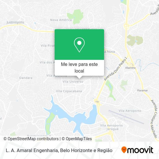 L. A. Amaral Engenharia mapa