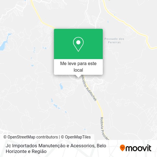 Jc Importados Manutenção e Acessorios mapa
