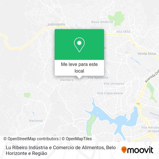 Lu Ribeiro Indústria e Comercio de Alimentos mapa