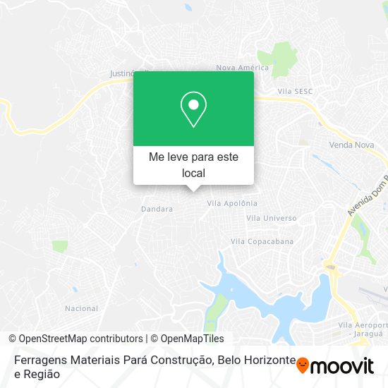 Ferragens Materiais Pará Construção mapa