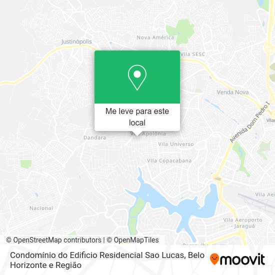 Condomínio do Edificio Residencial Sao Lucas mapa