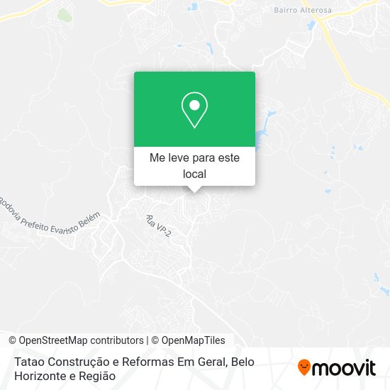 Tatao Construção e Reformas Em Geral mapa