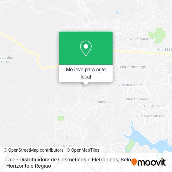 Dce - Distribuidora de Cosmeticos e Eletrônicos mapa